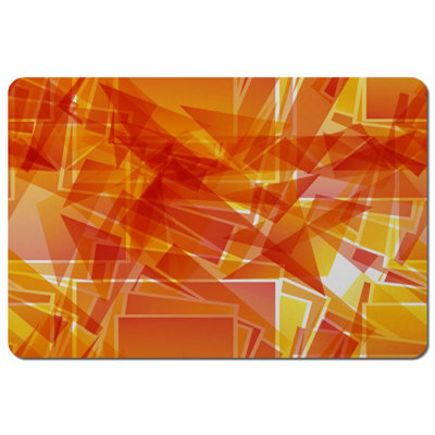 Andrew Lee Orange Geometric (Placemat) / Default Title from B&Q