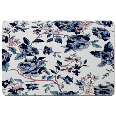 Andrew Lee Blue Flower Illustrations (Placemat) / Default Title from B&Q