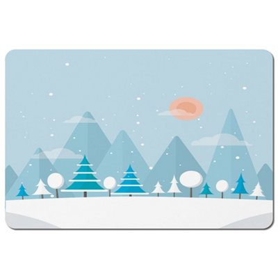 Andrew Lee Christmas Snow Nature Background (Placemat) / Default Title from B&Q