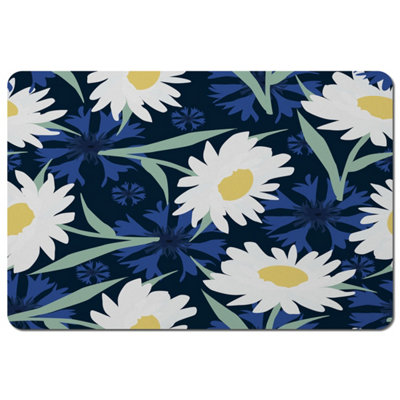 Andrew Lee Daisies On Navy (Placemat) / Default Title from B&Q