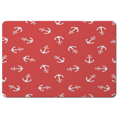 Andrew Lee Anchors On Red Background (Placemat) / Default Title from B&Q