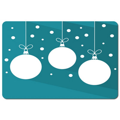 Andrew Lee Green Christmas Baubles (Placemat) / Default Title from B&Q