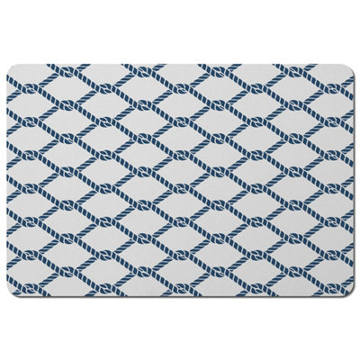 Andrew Lee Navy Chainlink Rope (Placemat) / Default Title from B&Q