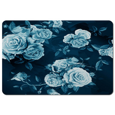 Andrew Lee Winter Blue Roses (Placemat) / Default Title from B&Q