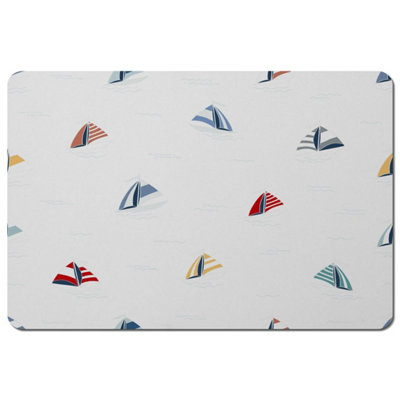Andrew Lee Striped Sailboats (Placemat) / Default Title from B&Q