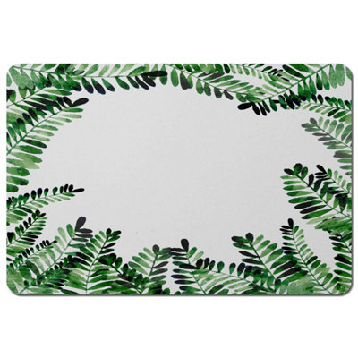 B&Q -  Green Botanical Leaves (Placemat) / Default Title