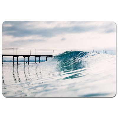Andrew Lee Ocean Ideal Wave In Ocean. Breaking Blue Waves (Placemat) / Default Title from B&Q