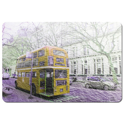 B&Q -  London Bus Yellow Rear (Placemat) / Default Title