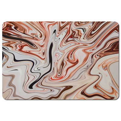 Andrew Lee Pink Rippled Marble (Placemat) / Default Title from B&Q