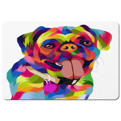 Andrew Lee Amazing Illustration Pop Art Dog (Placemat) / Default Title from B&Q