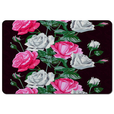 Andrew Lee Pattern Of Pink And White Flowers (Placemat) / Default Title from B&Q