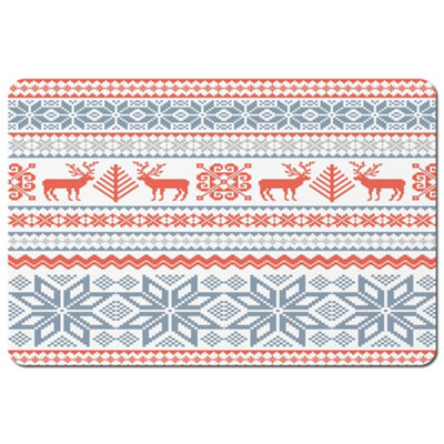 Andrew Lee Christmas Background With Deer (Placemat) / Default Title from B&Q