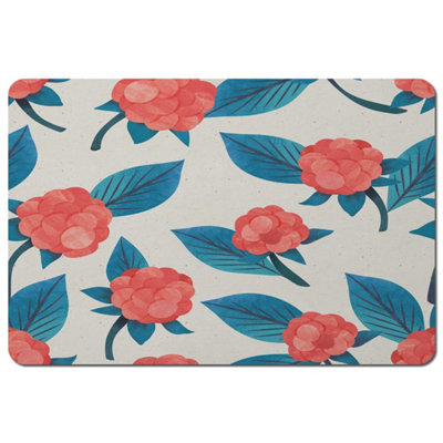 Andrew Lee Watercolour Floral Pattern (Placemat) / Default Title from B&Q