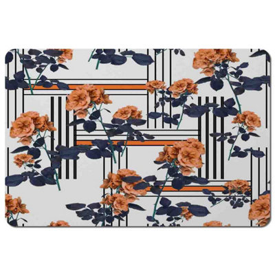 B&Q -  Geometric Lines & Flowers (Placemat) / Default Title