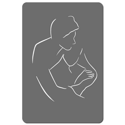 Andrew Lee Drawing Of A Couple In One Line (Placemat) / Default Title from B&Q