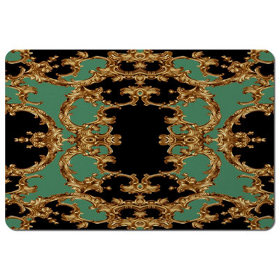 Andrew Lee Black & Green Baroque (Placemat) / Default Title from B&Q