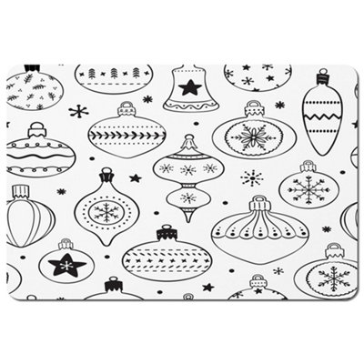 Andrew Lee Hand Drawn Christmas Decorations (Placemat) / Default Title from B&Q