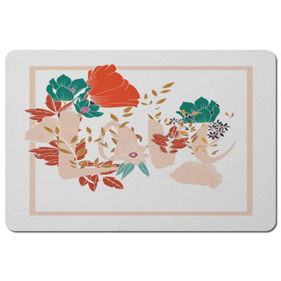 Andrew Lee Love & Flowers (Placemat) / Default Title