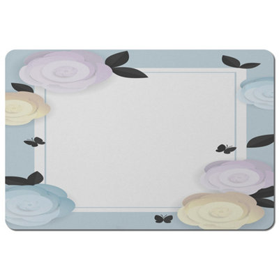 Andrew Lee Pastel Colour Flowers (Placemat) / Default Title from B&Q