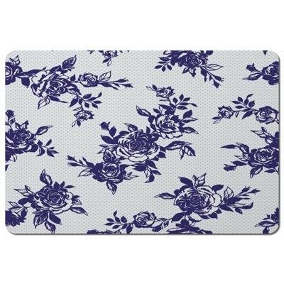Andrew Lee Roses Print On Polka Dots (Placemat) / Default Title from B&Q