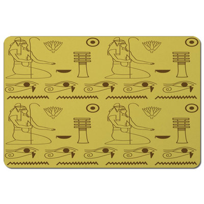 Andrew Lee Pattern Of Egyptian Hieroglyphics (Placemat) / Default Title from B&Q