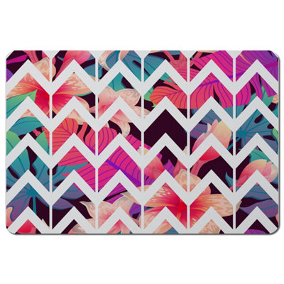 Andrew Lee Tropical Geometric Zig Zags (Placemat) / Default Title from B&Q