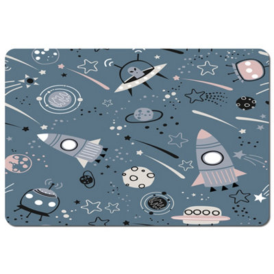 Andrew Lee Spaceships And Planets With Stars (Placemat) / Default Title from B&Q