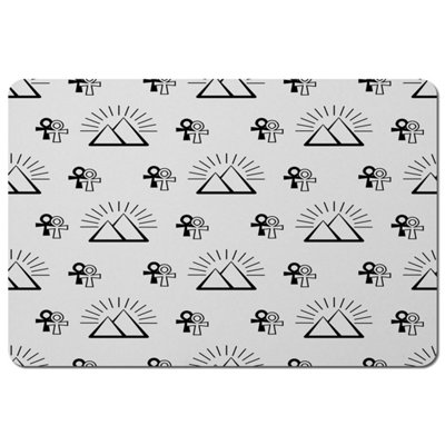 Andrew Lee Egyptian Pyramid And Ankh (Placemat) / Default Title from B&Q