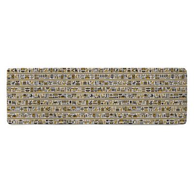 Benjamin Tate Design Ancient Egyptian Hieroglyphs Runner Special Soft Home Rug from B&Q