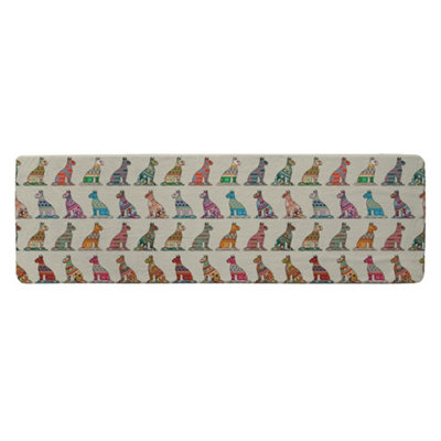 Benjamin Tate Design Egyptian Cats Runner Special Soft Home Rug from B&Q