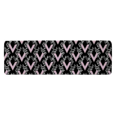 Benjamin Tate Design Geometric Animal Print Runner Special Soft Home Rug from B&Q