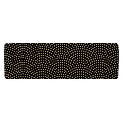 Benjamin Tate Design Geometric Glitter Love Hearts Runner Special Soft Home Rug from B&Q