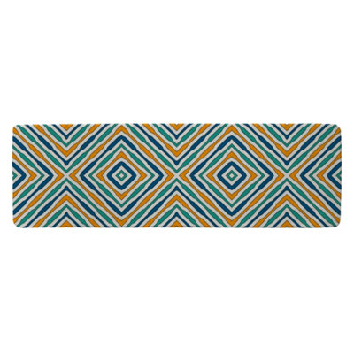 Benjamin Tate Design Ethnic Geometric Figures Runner Special Soft Home Rug from B&Q