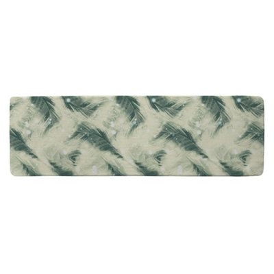 Benjamin Tate Design Feathers Fantastic Birds With Decorative Ornaments Runner Special Soft Home Rug from B&Q