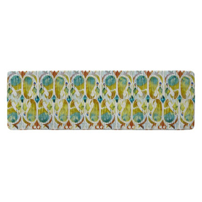 Benjamin Tate Design Ikat Vibrant Runner Special Soft Home Rug from B&Q