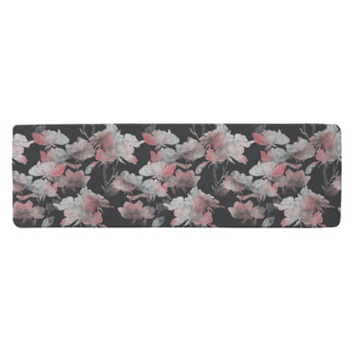 Benjamin Tate Design Imprints Flowers And Leaves Of Wild Rose Runner Special Soft Home Rug from B&Q