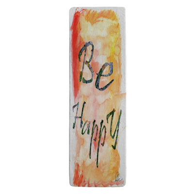 Benjamin Tate Design Be Happy Runner Special Soft Home Rug from B&Q