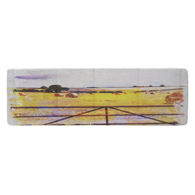 Benjamin Tate Design Hay Bale Runner Special Soft Home Rug from B&Q