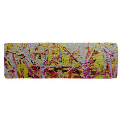 Benjamin Tate Design River Thames And Red Branches Runner Special Soft Home Rug from B&Q