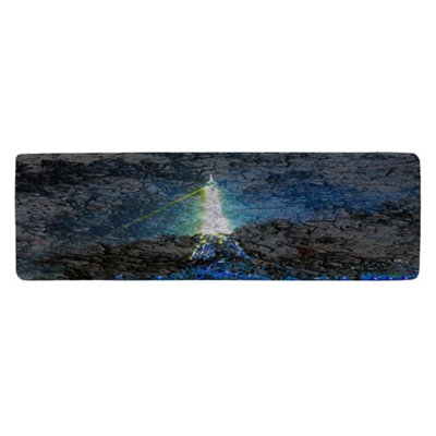B&Q -  Eiffel Tower And Bark Runner Special Soft Home Rug
