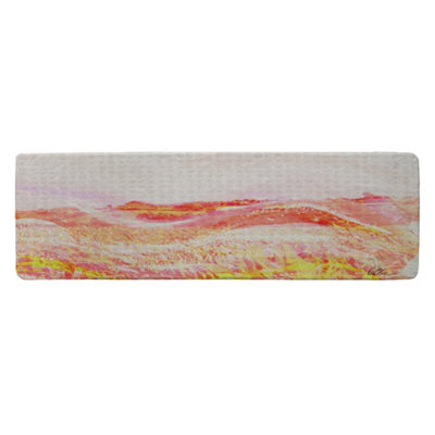 Benjamin Tate Design Wheat Field Runner Special Soft Home Rug from B&Q