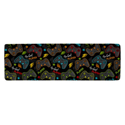 Benjamin Tate Design Joystick Game Runner Special Soft Home Rug from B&Q