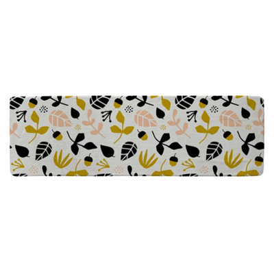 Benjamin Tate Design Leaves Acorns And Branches Runner Special Soft Home Rug from B&Q