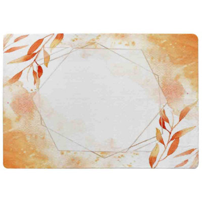 Benjamin Tate Design Autumn Leaves Special Soft Home Rug from B&Q