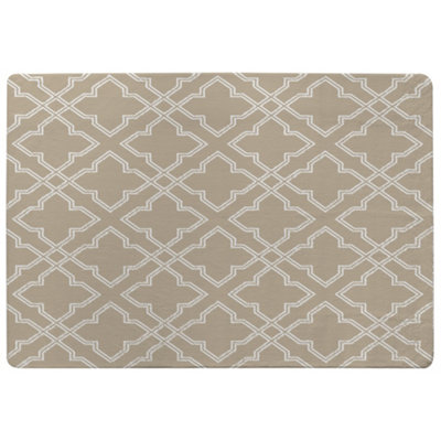 Benjamin Tate Design Cross Ornament Pattern Special Soft Home Rug from B&Q