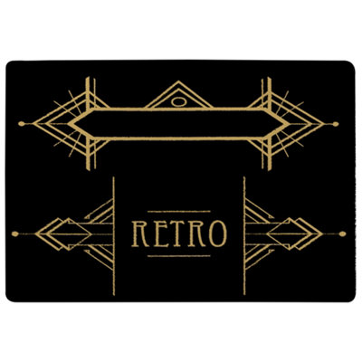 Benjamin Tate Design Art Deco Retro Special Soft Home Rug from B&Q