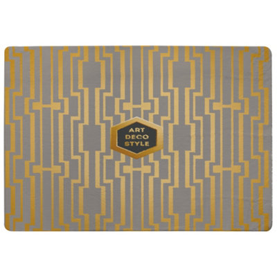 Benjamin Tate Design Art Deco Style Special Soft Home Rug from B&Q