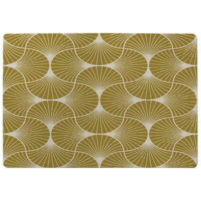 Benjamin Tate Design Geometric Shells Special Soft Home Rug from B&Q