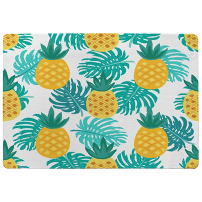 Benjamin Tate Design Pineapples Special Soft Home Rug from B&Q