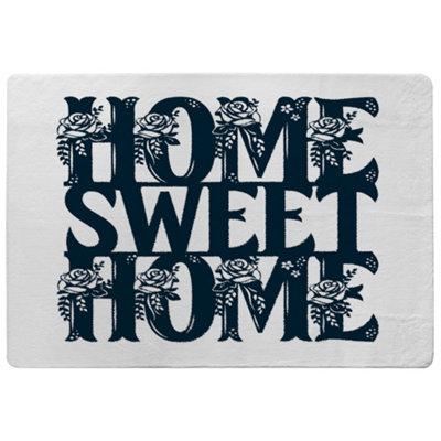 Benjamin Tate Design Home Sweet Home Type Special Soft Home Rug from B&Q